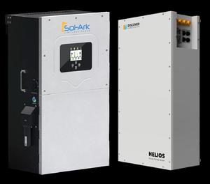 อินเวอร์เตอร์ไฮบริดแบบโมโนคริสตัลไลน์ซิลิคอน MPPT รุ่น So L-A R k 15K-2P พร้อมแบตเตอรี่ลิเธียมไอออน + แผ่นดิสก์โอเวอร์โอเวอร์โหลด 1 ชิ้น - Product Image 4