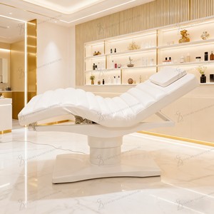 Lit chauffant de luxe pour traitement des cils Salon de beauté Chaise médicale Lit pour cils faciaux Table de massage électrique - Product Image 3