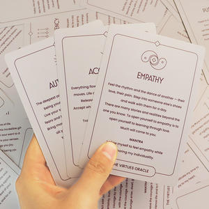 ราคาโรงงาน ไพ่ทาโรต์พิมพ์ลายตามสั่ง ไพ่ทำนายดวงชะตาส่วนบุคคล ทนทานและเป็นมิตรกับสิ่งแวดล้อม พร้อมคู่มือ ขายส่ง - Product Image 4