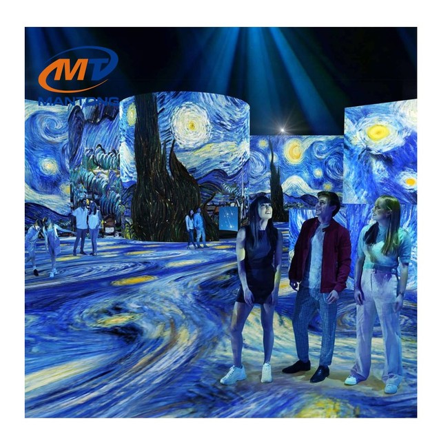 Interactive Mapping Projection for Art Gallery 3D Hologram Interactive Projector for Museum