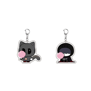 Llavero de acrílico de la serie Idol Image de Spot Wholesale con imágenes de Soobin (Y), Eonjun Beo (M) y Kyu, colgante animado y lindo, recuerdo. - Product Image 3