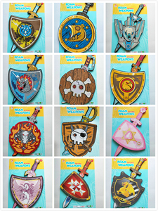 Espada de juguete de espuma EVA de 50cm para niños, <span class=keywords><strong>Arma</strong></span> de juguete de espuma con escudo de espuma - Product Image 3