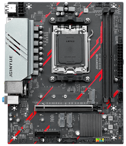 Placa-<span class=keywords><strong>M</strong></span>ãe Micro-ATX JGINYUE B650M-D Suporta Processadores das Séries AM5 7000/8000/9000 com RAM DDR5 para Desktop Gamer - Product Image 5
