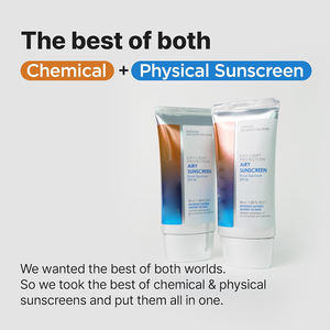 100% Mineral bazlı güneş sütü SPF50 + PA + + + uzun ömürlü yüz kremi hafif havadar bitirmek organik bitkisel güneş bloğu günlük koruma - Product Image 3