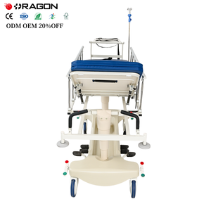 Camilla para pacientes, carretilla de altura ajustable, camilla de acero inoxidable, ABS carretilla de emergencia, Camilla <span class=keywords><strong>Manual</strong></span> para <span class=keywords><strong>Hospital</strong></span> - Product Image 5