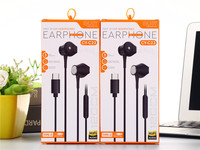 CY-C23 Earphone Berkabel Tipe C Suara Stereo Bass Headset Olahraga Musik di Telinga Earbud Gaming untuk iPhone Samsung Mikrofon