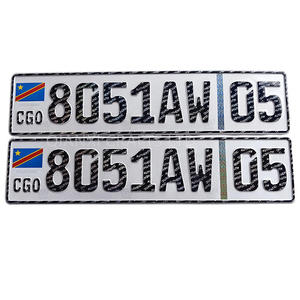 Matrícula de coche de Burundi personalizada Ruanda Tanzania RDC Congo Uganda Matrícula - Product Image 1