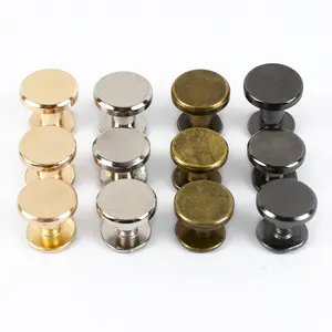 Cho deepeel bf007 5/6.8/8mm Túi các bộ phận Phụ kiện túi xách may chuỗi ràng buộc Vít Vòng phẳng đầu đinh tán đinh khóa Túi dây đeo - Product Image 1