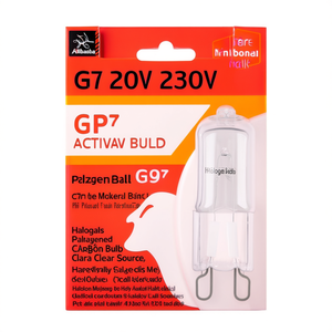 Lampadina Alogena G9 20W 230V Clara Clear Light Source - Product Image 2