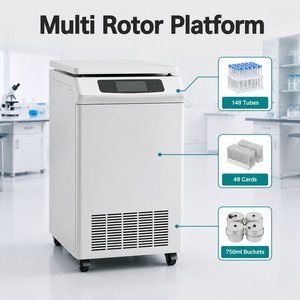 Centrífuga PRP de Fábrica Directa, 4x750ml, 4200rpm, Rotor Oscilante, Pantalla Táctil, 4 Tubos, para Clínica Veterinaria - Product Image 2