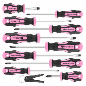 Juego de destornilladores magnéticos de 115 piezas, Phillips, de cabeza plana, con mango antideslizante, herramientas de reparación DIY con llavero incluido - Product Image 1