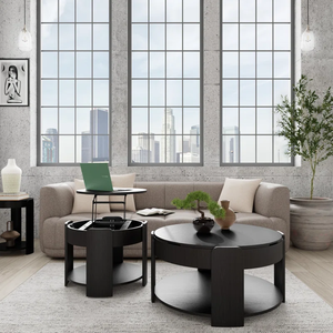 Islay โต๊ะกาแฟเดี่ยวขนาดกะทัดรัดทันสมัยเฟอร์นิเจอร์บ้านแบบพกพาสำหรับอพาร์ทเมนต์และคอนโดสำหรับห้องนั่งเล่น - Product Image 4