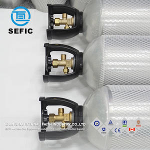 Cilindro de <span class=keywords><strong>co2</strong></span> de aluminio, fabricante de refrescos, 250bar, 0.6l, 2l, alta calidad - Product Image 6