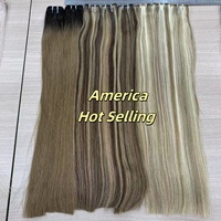 Extensions de cheveux Remy 100% naturels vietnamiens, double trame, pointes épaisses, plusieurs couleurs disponibles
