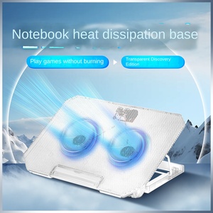 Nuoxi S200C Coussin de refroidissement pour ordinateur <span class=keywords><strong>portable</strong></span> <span class=keywords><strong>Base</strong></span> de radiateur Cadre de dissipation thermique avec ventilateur silencieux Compatible avec les ordinateurs portables 14 et 15.6 pouces - Product Image 2