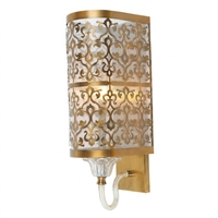 Lampe murale LED en fer et métal à économie d'énergie, blanc chaud, pour projet de décoration intérieure de hall d'hôtel arabe