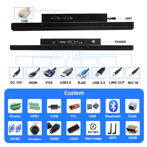 Compt พีซีหน้าจอสัมผัสเกรดอุตสาหกรรมในขนาด OEM 7 \ "8 \" 13.3 \ "<span class=keywords><strong>11</strong></span>.6 \" 21.5 \ "23.8 \" พร้อมสต็อก IP65/<span class=keywords><strong>IP68</strong></span> - Product Image 5