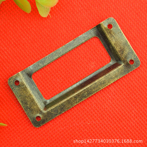 Porta Tarjetas de Visita de Cuatro Ranuras 62x29mm de Acero al Carbono con Marco para Etiquetas y Accesorio de Inserción - Product Image 3