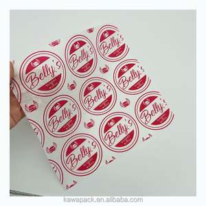 Papier d'emballage pour hamburger imprimé sur mesure, qualité alimentaire, résistant à la graisse, 30g 35g 40g, feuilles d'emballage pour sandwichs et charcuteries pour la restauration rapide - Product Image 2