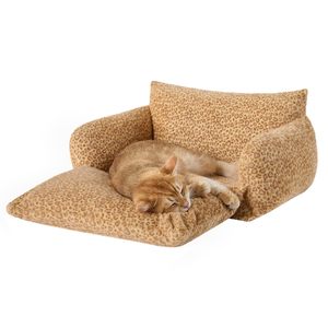 Cat <strong>Bed</strong>, Cat <strong>Beds</strong> for Indoor Cats Washable, Orthopedic Soft Fluffy Round Calming Pet <strong>Bed</strong> for Small to Large Kitty Kittens &amp; <strong>Dogs</strong> - Product Image 2