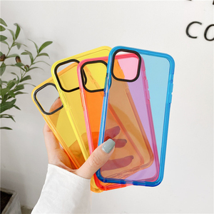 Coque en TPU souple pour iPhone, compatible modèles 12, 11, 13, 7, 8, X XR, transparente, motif néon, OEM, offre spéciale, - Product Image 6