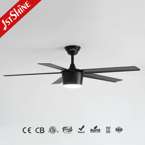 Ventilador <span class=keywords><strong>de</strong></span> techo LED 1stshine, 5 aspas <span class=keywords><strong>de</strong></span> plástico negro, iluminación Led regulable, ventilador <span class=keywords><strong>de</strong></span> techo <span class=keywords><strong>de</strong></span> Control inteligente con control remoto - Product Image 2
