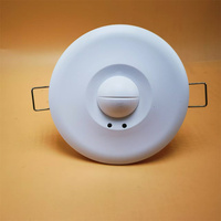 Lampu Sensor Gerak Microwave LED Pintar untuk Plafon dengan Jangkauan Deteksi yang Dapat Disesuaikan 2-16m & Waktu Tunda 10-30 menit