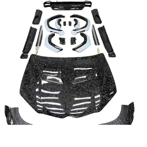 Kit de mise à niveau de pare-chocs pour Huracan/<span class=keywords><strong>Aventador</strong></span>, en fibre de carbone, impression par transfert d'eau, couleur noire, installation par boulons pour automobile - Product Image 1