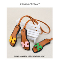 New Arrival Women's PU Leather Keychain Mini Bag Keyring Car Pendant Small Slippers Shoes Bag Decoration Coin Holder Keychain