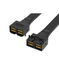 MINISAS SFF8643 8i إلى Oculink 2 * SFF8611 كابل SAS عرض تطبيق إلكتروني