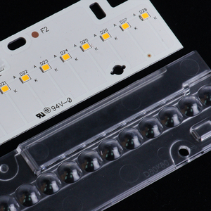 Zhaga tiêu chuẩn tuyến tính dẫn mô-đun smd3030/2835/5630 dẫn Hội Đồng Quản trị với ống kính L280 * w40mm 20 80 10W RoHS dẫn mô-đun chuỗi 6000K DC 72V - Product Image 3