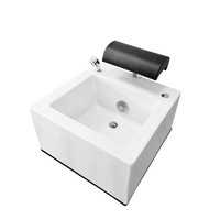 Bassin en acrylique pour spa de pieds USA avec jets magnétiques et repose-pieds réglable en hauteur