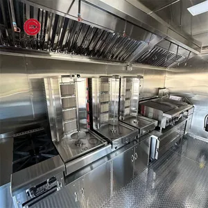 Precio de fábrica Hot Dog Taco Truck Cafetería Carrito de comida móvil Remolque Camión de comida móvil Restaurante móvil personalizado