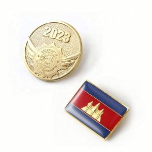 Meilleures ventes 2023 : Badges en métal personnalisés avec logo, épinglettes émaillées, technique de moulage, prix compétitif pour les grossistes - Product Image 1