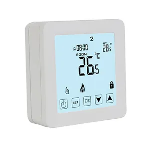 Room electric combi gas boiler thermostat for underfloor water heating and radiator