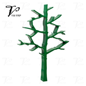 Hiện đại cây hình dạng sợi thủy tinh phòng khách kệ sách & kệ sách với màu sắc tùy chỉnh cho đồ nội thất gia đình - Product Image 1