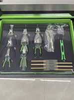 Nouvelle boîte à outils en acier CE 2026, armoire de rangement/ chariot/ chariot à roulettes avec kit d'outils de mécanicien de 258 pièces, coffre à outils d'atelier
