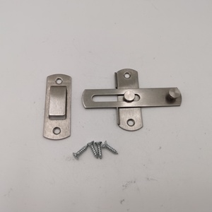 Pestillo Abatible de Acero Inoxidable con Tornillos, Adecuado para Baños y Puertas Corredizas - Product Image 3