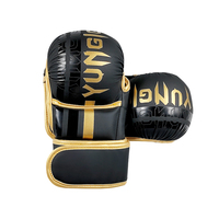 Gants de combat MMA demi-doigts résistants à l'usure et aux chocs avec sangle de poignet réglable pour l'entraînement en club – Vente en gros usine, commande en vrac