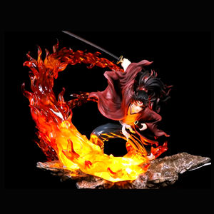 OEM 15 pouces GK Kokushibo avec lumière, jouets en résine PVC, Tsugikuni Yoriichi Kimetsu No <span class=keywords><strong>Yaiba</strong></span> Figure Demon Slayer Figure - Product Image 2