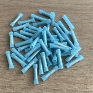 Gaopeng Connecteurs <span class=keywords><strong>de</strong></span> fils en nylon étamé 16-14 AWG Connecteur électrique à sertir entièrement isolé Bornes <span class=keywords><strong>de</strong></span> fils d'épissure Bleu - Product Image 2