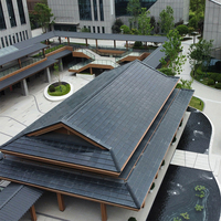 Tuiles solaires en tellurure de cadmium 30W avec technologie BIPV pour la production d'énergie par temps faiblement ensoleillé et nuageux