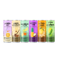 Cóctel de Proteína de Suero de Leche con Limón y Pepino, 10% ABV, Sin Azúcar, Bebida Proteica Fitness con Alcohol, 330ml, Bebida Proteica Enlatada Refrescante