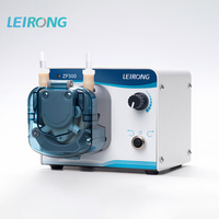 Pompe péristaltique de laboratoire miniature à moteur DC de haute qualité pour fluides visqueux LEIRONG ZP300, à débit réglable