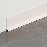 Bande de plinthe métallique autocollante ultra-fine, plinthe flexible en aluminium pour une décoration rapide des murs et des sols