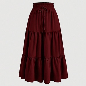 <span class=keywords><strong>Falda</strong></span> Elegante de Verano 2025, Estilo Bohemio, Línea A, con <span class=keywords><strong>Capas</strong></span>, para Mujer - Product Image 3