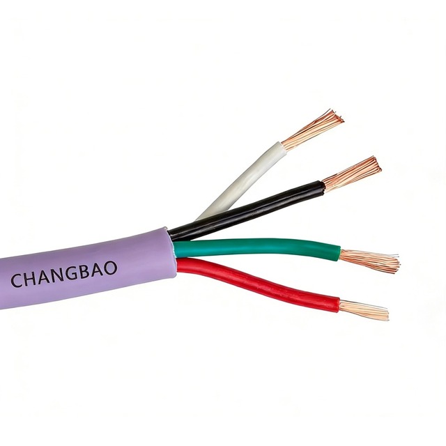 CHANGBAO OXYGEN FREE COPPER SPEAKER CABLE 4 CORE 10-18AWG PVC/LSZH JACKET HIFI AUDIOPHILE AUDIO WIRE OFC AUDIO WIRE ODM OEM
