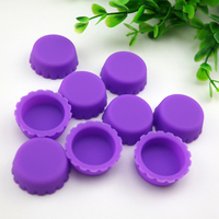 Bouchon de bouteille en silicone personnalisé avec logo, réutilisable pour la bière artisanale, les boissons gazeuses et le vin