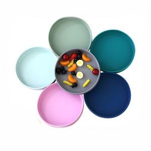 Assiette à fruits en silicone avec plateau rond, plat de service multifonction, assiette à pâtes pour l'apéritif, pour l'heure du dîner - Product Image 1