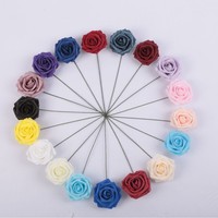 Rose en mousse PE colorée avec tige, fleur artificielle au toucher réel avec dégradé de couleur pour la décoration de mariage, cadeau pour la Saint-Valentin